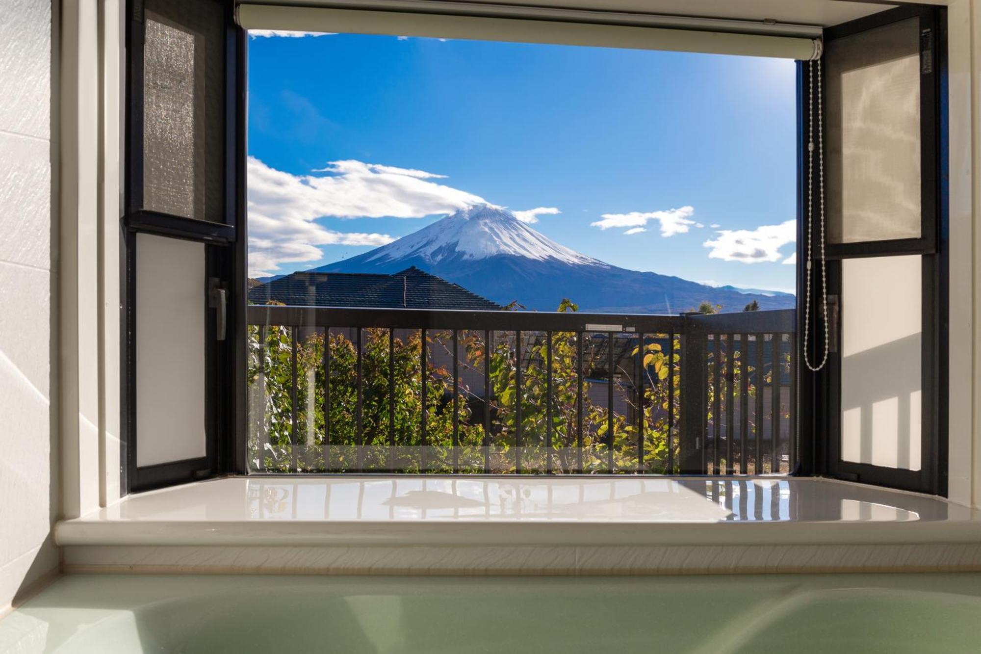 View Of Mt Fuji Free Transportation Bicycle Rental Ok 富士山眺望 Фудзі-Каваґутіко Екстер'єр фото